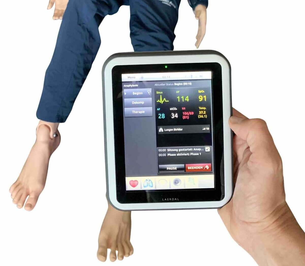 Vermietung von Ausbildungsmaterial RASIM mit SimPad